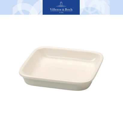 [해외][Villeroy&amp;Boch] 빌레로이앤보흐 Clever Cooking Square Serving Dish/Lid 4in (10*10cm)