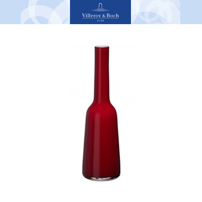 [해외][Villeroy&amp;Boch] 빌레로이앤보흐NekBottle VaseDeep Cherry 12 1/2 in(32cm)