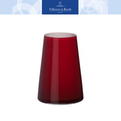 [해외][Villeroy&amp;Boch] 빌레로이앤보흐NumaSquare VaseDeep Cherry 7.75 in(20cm)