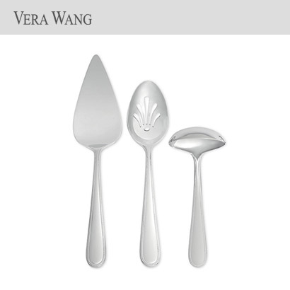 [해외] 웨지우드 베라왕 인피니티 Vera Wang Infinity Stainless Steel 3-Piece Serving Set (1set / 3pc) 관부가세/배송비포함