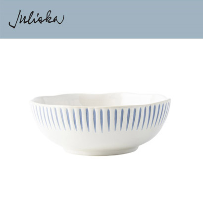 Juliska 시티오 스트라이프 Sitio Stripe Coupe Bowl (4pc) (지름 8.25 *높이 3) in (21*8cm) 관부가세 포함