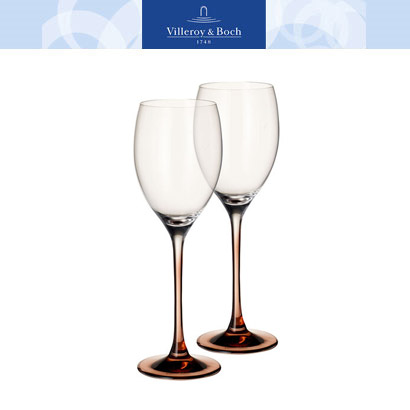 [해외][Villeroy&amp;Boch] 빌레로이앤보흐 Manufacture Glass White Wine : Set of 2 9.5 in
