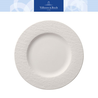 [해외][Villeroy&amp;Boch] 빌레로이앤보흐 Manufacture Rock Blanc Dinner Plate 10.5 in (2pcs)