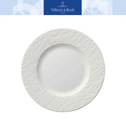 [해외][Villeroy&amp;Boch] 빌레로이앤보흐 Manufacture Rock Blanc Salad Plate 8.5 in (2pcs)