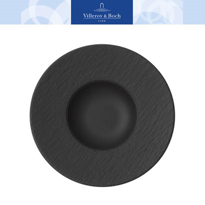 [해외][Villeroy&amp;Boch] 빌레로이앤보흐 Manufacture Rock Pasta Plate 11.5 in (2pcs)