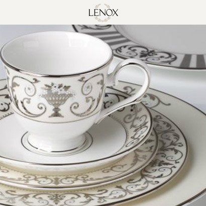 [해외][Lenox] 레녹스 Autumn Legacy 4인용 20pc 세트 대/중/소접시,컵/컵받침 (각 4pc) 관세포함/무료배송