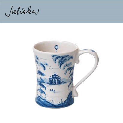 Juliska 컨트리 이스테이트 Country Estate Mug - Delft Blue (4pc) 12 oz (0.35L) 관부가세 포함