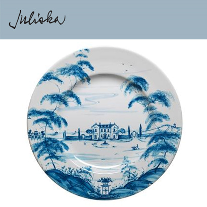 Juliska 컨트리 이스테이트 Country Estate Dinner Plate - Delft Blue (4pc) 11 in (28cm) 관부가세 포함