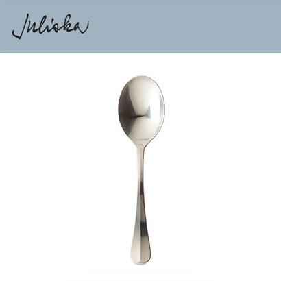 Juliska 비스트로 Bistro Serving Spoon - Bright Satin (4pc) 10 in (25cm) 관부가세 포함